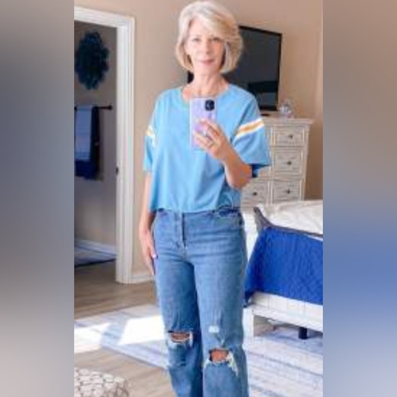 Wild Fable Super High- Rise Baggy Jean - size 00 - Picture 7 of 10